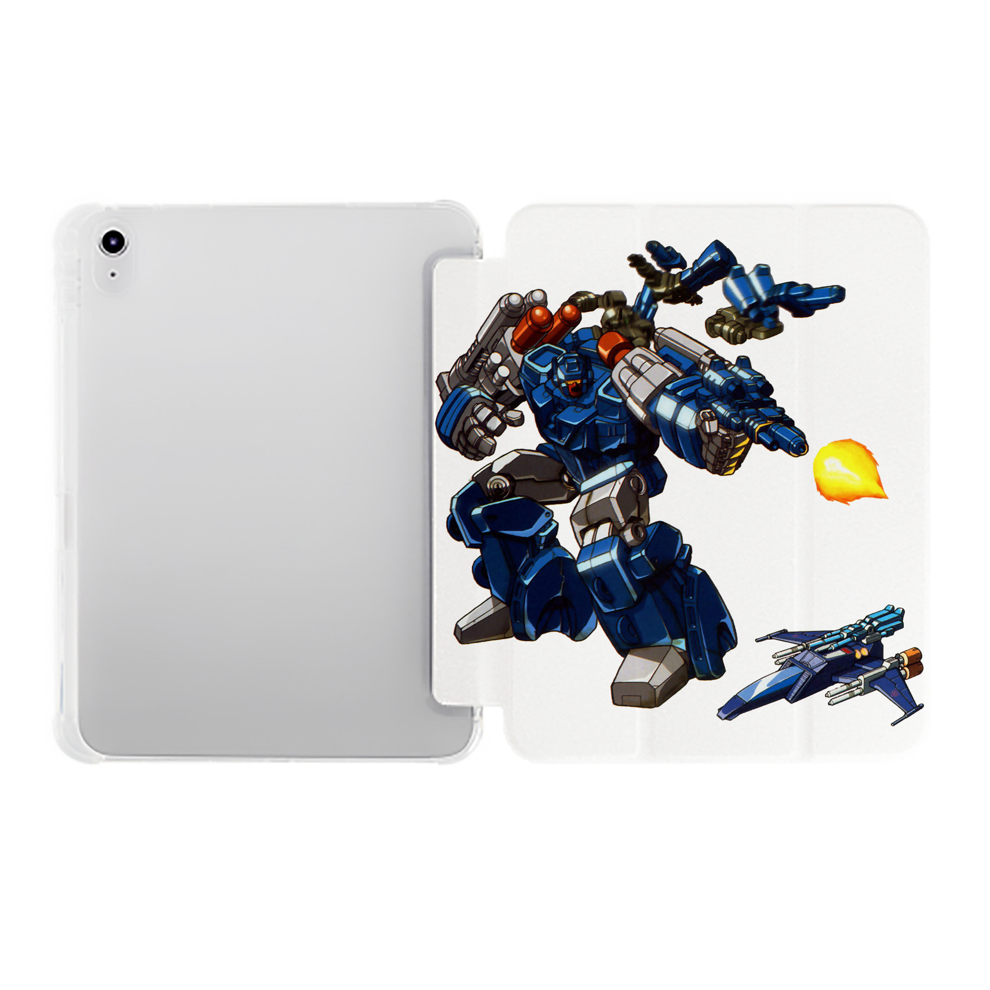 （画像用）  IPad ケース ペン収納付き 三つ折りスタンド PUレザー×シリコン 対応機種9.5/10.5/10.9インチ